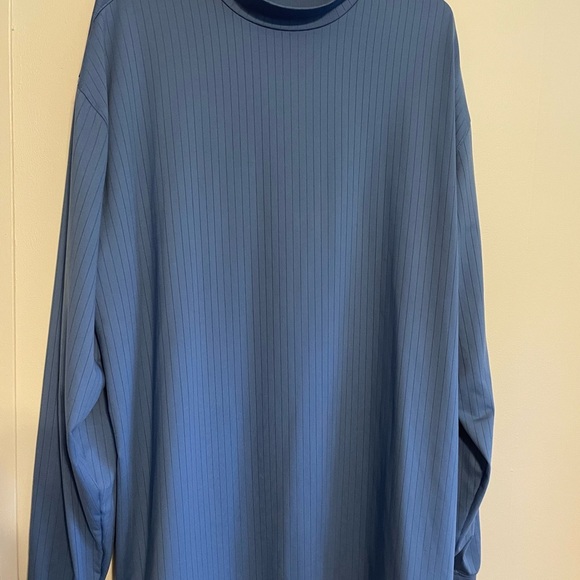 Nike Golf Men's Long Sleeve Mock Neck in Deep Blue - Picture 1 of 3